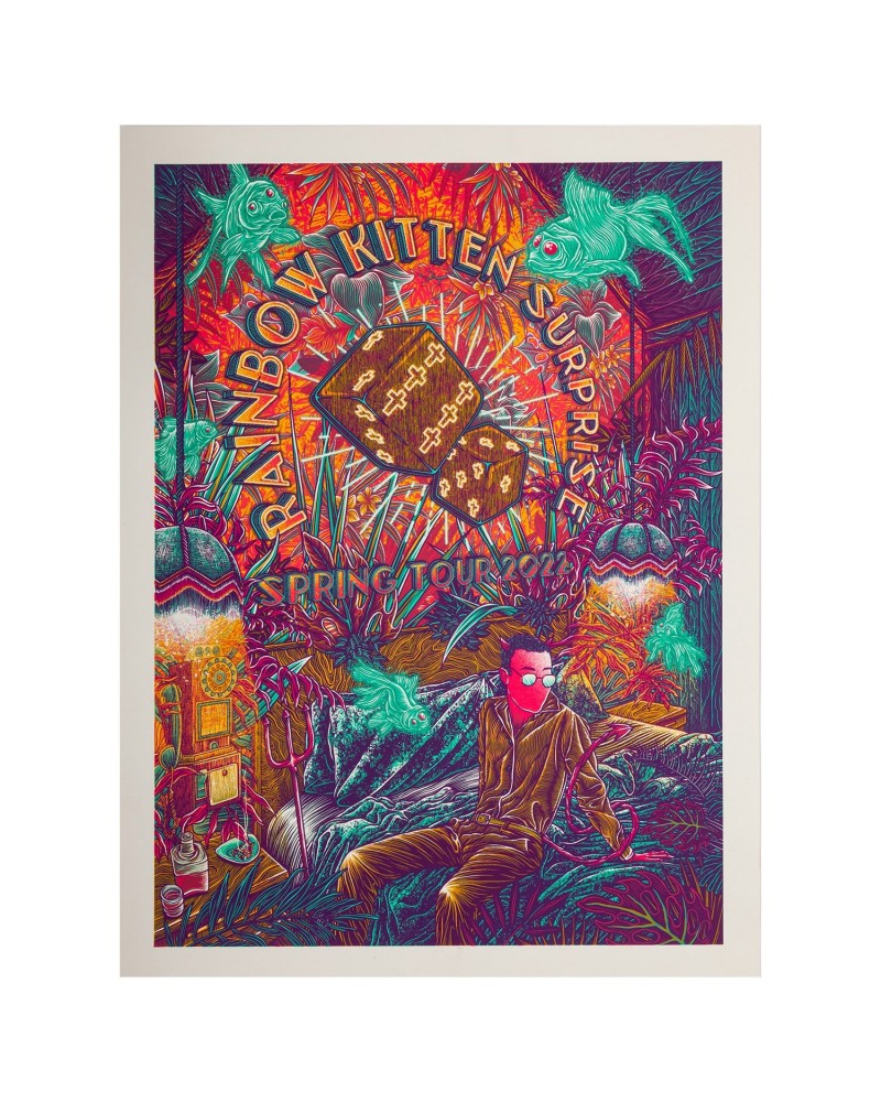 Rainbow Kitten Surprise 2022 Tour Poster $13.76 Decor