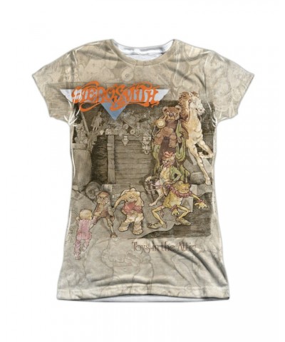 Aerosmith Junior's T Shirt | TOYS IN THE ATTIC Sublimated Tee $10.08 Shirts