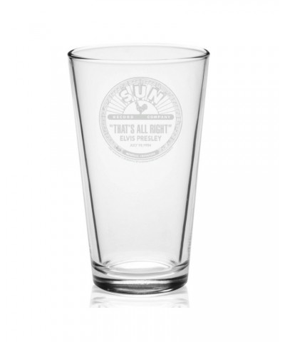 Elvis Presley That's All Right Label Laser Engraved Pint Glass $5.74 Drinkware