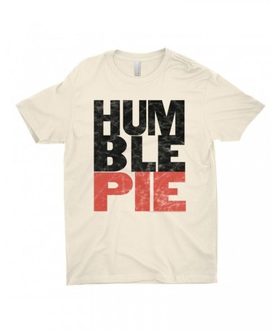 Humble Pie T-Shirt | Black Red Large Logo Distressed Shirt $12.23 Shirts