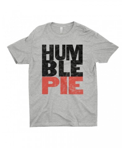 Humble Pie T-Shirt | Black Red Large Logo Distressed Shirt $12.23 Shirts