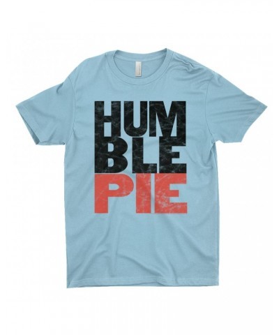 Humble Pie T-Shirt | Black Red Large Logo Distressed Shirt $12.23 Shirts