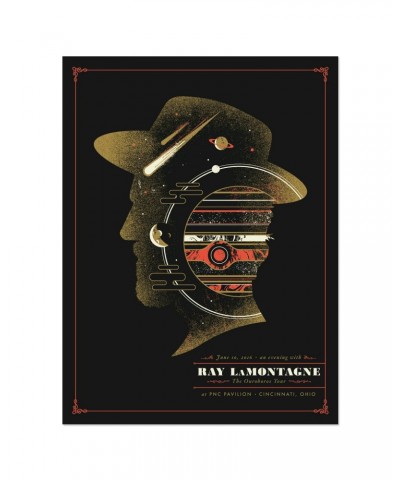 Ray LaMontagne The Ouroboros Tour 2016 - Cincinnati OH Poster $9.00 Decor