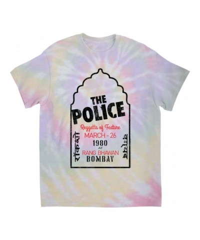 The Police T-Shirt | Bombay 1980 Concert Tie Dye Shirt $11.05 Shirts