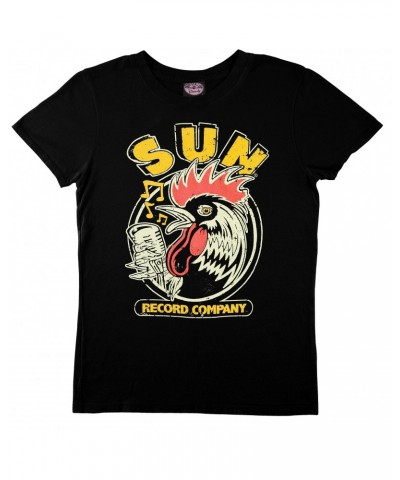 Elvis Presley Sun Rooster Ladies Black T-Shirt $6.36 Shirts