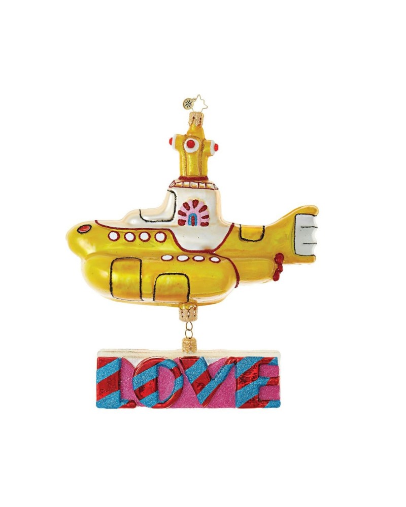 The Beatles Yellow Submarine with Love The Beatles Ornament $22.05 Decor