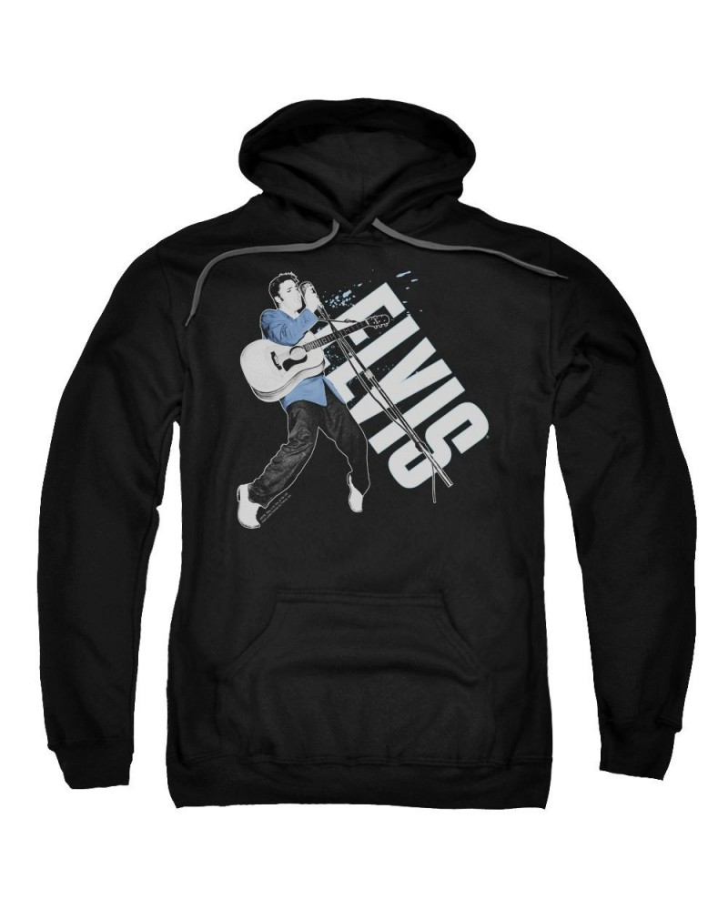 Elvis Presley Hoodie | ON HIS TOES Pull-Over Sweatshirt $11.84 Sweatshirts