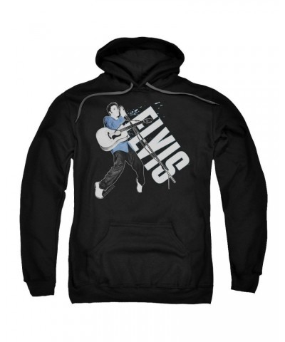 Elvis Presley Hoodie | ON HIS TOES Pull-Over Sweatshirt $11.84 Sweatshirts