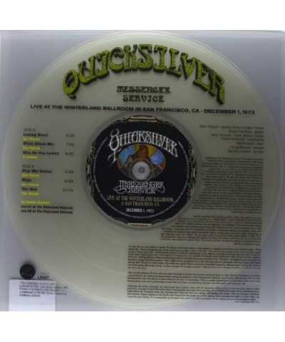 Quicksilver Messenger Service LIVE AT THE WINTERLAND BALLROOM IN SAN FRANCISCO Vinyl Record $11.76 Vinyl